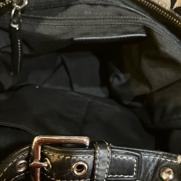 Coach Classic Canvas Signature HAMPTON Handbag - Picture 3 of 6